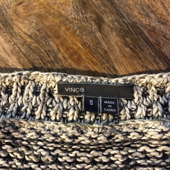 VINCE Woven Sweater Multi-Colored, Size Small - Picture 3 of 4